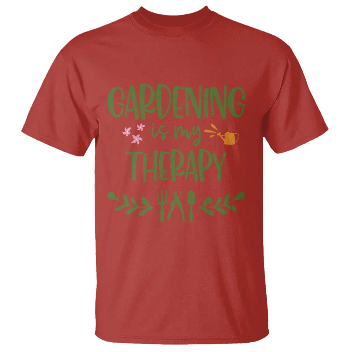 Gardening Is My Therapy T Shirt Funny Plant Lover - Wonder Print Shop