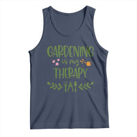 Gardening Is My Therapy Tank Top Funny Plant Lover - Wonder Print Shop