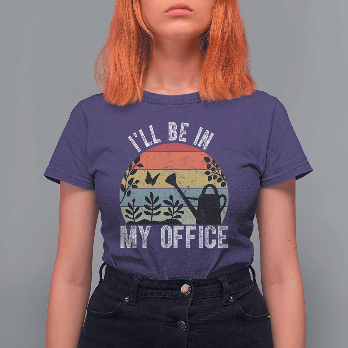 I Will Be In My Office T Shirt For Women Funny Gardening Lover Gift - Wonder Print Shop