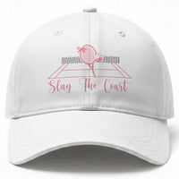 Slay The Court Tennis Girl Baseball Cap Gift For Sport Lover