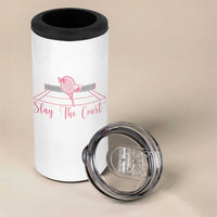 Slay The Court Tennis Girl 4 in 1 Can Cooler Tumbler Gift For Sport Lover - Wonder Print Shop