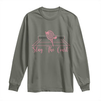 Slay The Court Tennis Girl Long Sleeve Shirt Gift For Sport Lover - Wonder Print Shop
