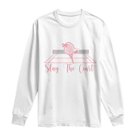 Slay The Court Tennis Girl Long Sleeve Shirt Gift For Sport Lover - Wonder Print Shop