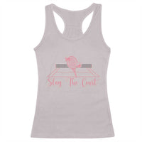 Slay The Court Tennis Girl Racerback Tank Top Gift For Sport Lover - Wonder Print Shop