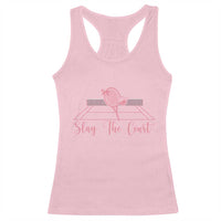 Slay The Court Tennis Girl Racerback Tank Top Gift For Sport Lover - Wonder Print Shop