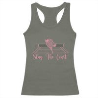 Slay The Court Tennis Girl Racerback Tank Top Gift For Sport Lover - Wonder Print Shop