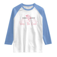 Slay The Court Tennis Girl Raglan Shirt Gift For Sport Lover - Wonder Print Shop