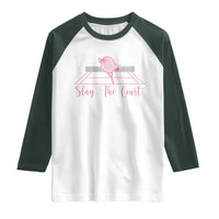 Slay The Court Tennis Girl Raglan Shirt Gift For Sport Lover - Wonder Print Shop