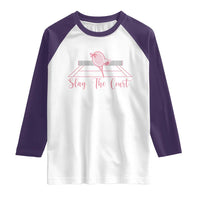 Slay The Court Tennis Girl Raglan Shirt Gift For Sport Lover - Wonder Print Shop