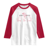 Slay The Court Tennis Girl Raglan Shirt Gift For Sport Lover - Wonder Print Shop