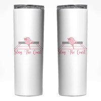 Slay The Court Tennis Girl Skinny Tumbler Gift For Sport Lover - Wonder Print Shop