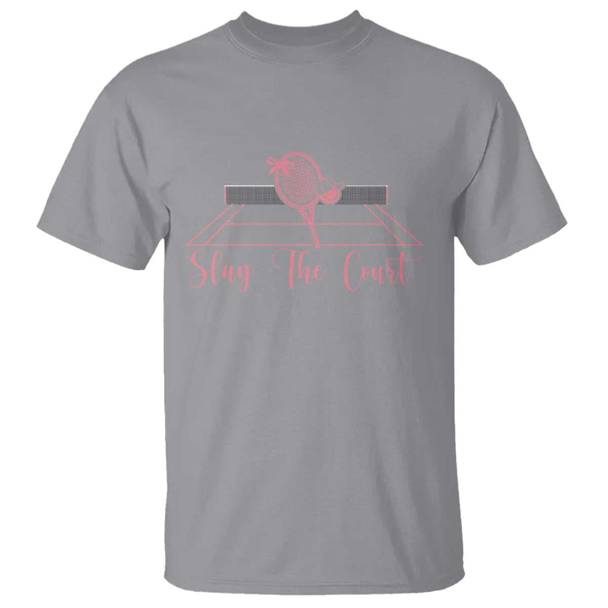 Slay The Court Tennis Girl T Shirt Gift For Sport Lover - Wonder Print Shop