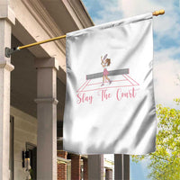Slay The Court Queen Garden Flag Funny Tennis Player Gift For Women - Wonder Print Shop