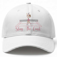 Slay The Court Queen Baseball Cap Funny Tennis Player Gift For Women
