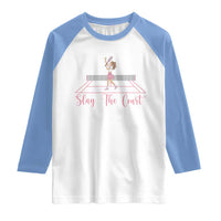 Slay The Court Queen Raglan Shirt Funny Tennis Player Gift For Women - Wonder Print Shop