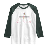 Slay The Court Queen Raglan Shirt Funny Tennis Player Gift For Women - Wonder Print Shop