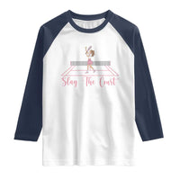 Slay The Court Queen Raglan Shirt Funny Tennis Player Gift For Women - Wonder Print Shop