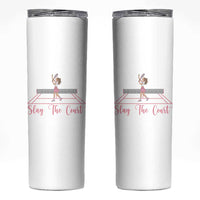 Slay The Court Queen Skinny Tumbler Funny Tennis Player Gift For Women - Wonder Print Shop