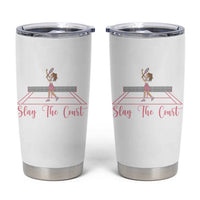 Slay The Court Queen Tumbler Cup Funny Tennis Player Gift For Women - Wonder Print Shop