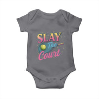 Slay The Court Queen Baby Onesie Witty Tennis Player Gift For Girls - Wonder Print Shop