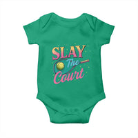 Slay The Court Queen Baby Onesie Witty Tennis Player Gift For Girls - Wonder Print Shop