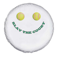 Slay The Court Tennis Girl Spare Tire Cover Funny Tennis Player Gift - Wonder Print Shop
