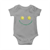 Slay The Court Tennis Girl Baby Onesie Funny Tennis Player Gift - Wonder Print Shop