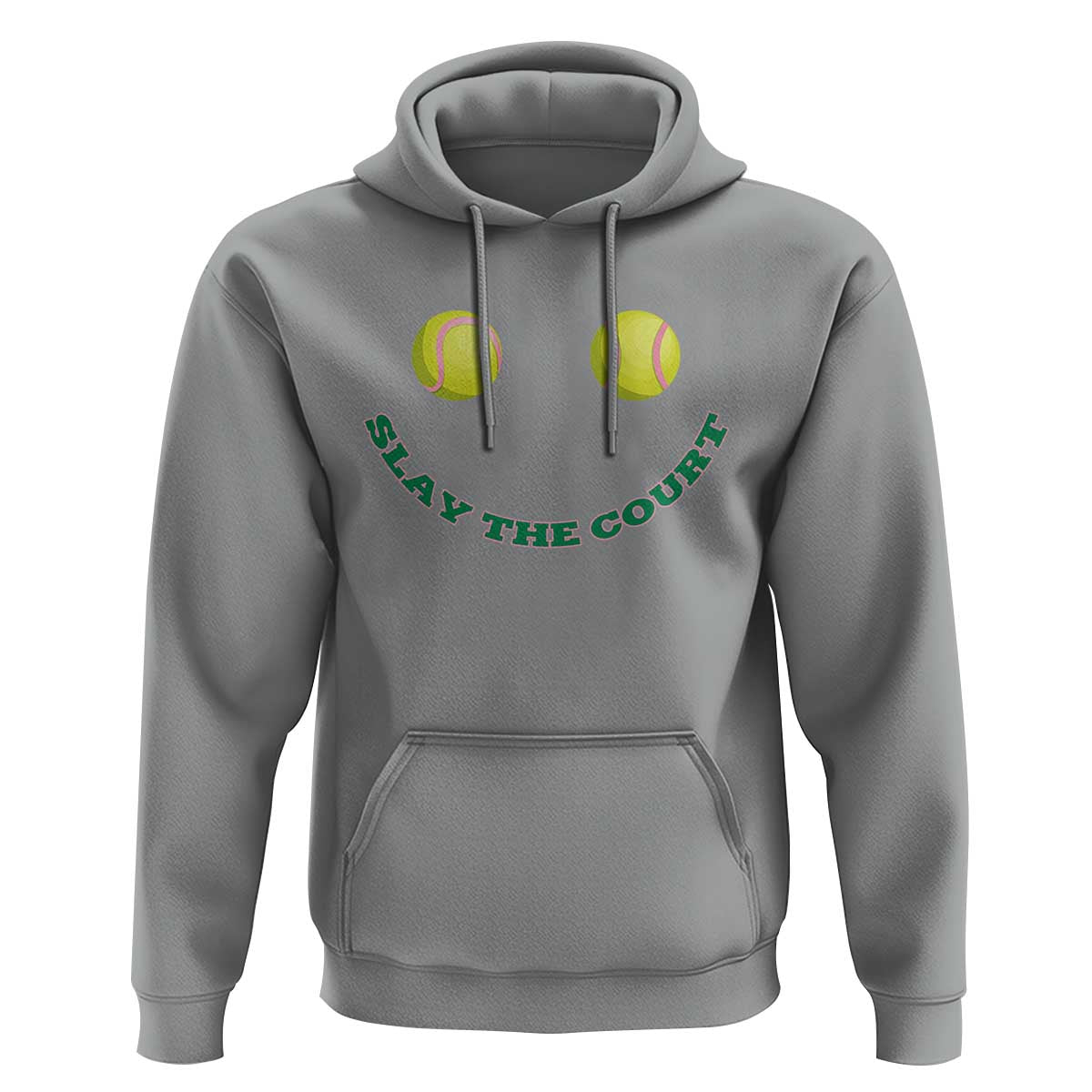 Slay The Court Tennis Girl Hoodie Funny Tennis Player Gift - Wonder Print Shop
