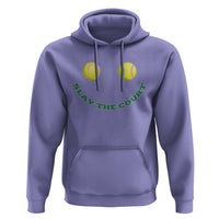 Slay The Court Tennis Girl Hoodie Funny Tennis Player Gift - Wonder Print Shop