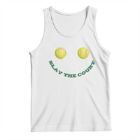 Slay The Court Tennis Girl Tank Top Funny Tennis Player Gift - Wonder Print Shop