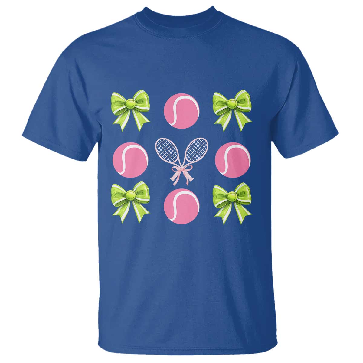 Pink Bow Coquette Tennis Lover T Shirt Funny Tennis Girl Gift - Wonder Print Shop