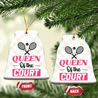 Queen Of The Court Ceramic Ornament Funny Tennis Girl Gift - Wonder Print Shop