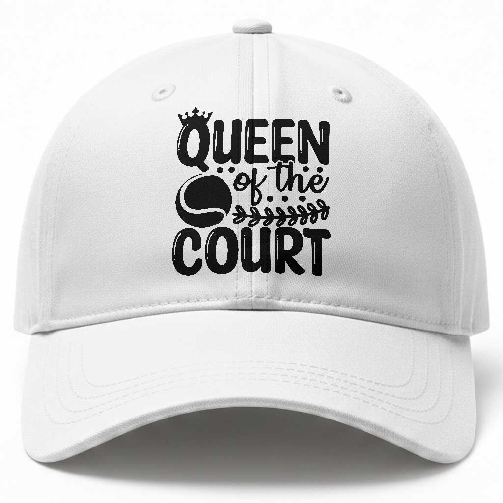 Funny Tennis Lover Gift Baseball Cap Queen Of The Court