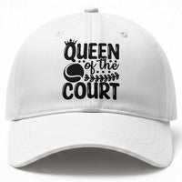 Funny Tennis Lover Gift Baseball Cap Queen Of The Court