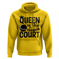 Funny Tennis Lover Gift Hoodie Queen Of The Court - Wonder Print Shop
