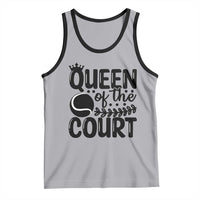 Funny Tennis Lover Gift Tank Top Queen Of The Court - Wonder Print Shop