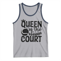Funny Tennis Lover Gift Tank Top Queen Of The Court - Wonder Print Shop
