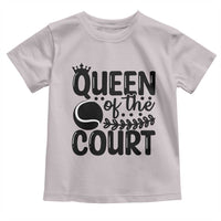 Funny Tennis Lover Gift Toddler T Shirt Queen Of The Court - Wonder Print Shop