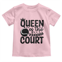 Funny Tennis Lover Gift Toddler T Shirt Queen Of The Court - Wonder Print Shop