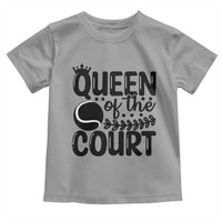 Funny Tennis Lover Gift Toddler T Shirt Queen Of The Court - Wonder Print Shop