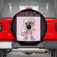 Queen Of The Court Spare Tire Cover Funny Tennis Player Gift For Women - Wonder Print Shop