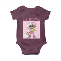Queen Of The Court Baby Onesie Funny Tennis Player Gift For Women - Wonder Print Shop