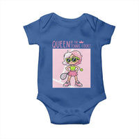 Queen Of The Court Baby Onesie Funny Tennis Player Gift For Women - Wonder Print Shop