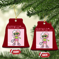 Queen Of The Court Ceramic Ornament Funny Tennis Player Gift For Women - Wonder Print Shop