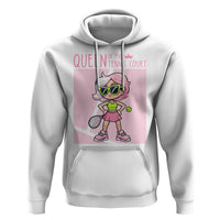 Queen Of The Court Hoodie Funny Tennis Player Gift For Women - Wonder Print Shop