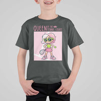 Queen Of The Court T Shirt For Kid Funny Tennis Player Gift For Women - Wonder Print Shop