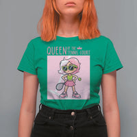 Queen Of The Court T Shirt For Women Funny Tennis Player Gift For Women - Wonder Print Shop