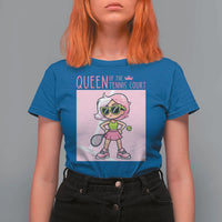 Queen Of The Court T Shirt For Women Funny Tennis Player Gift For Women - Wonder Print Shop