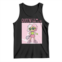 Queen Of The Court Tank Top Funny Tennis Player Gift For Women - Wonder Print Shop