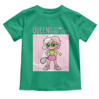 Queen Of The Court Toddler T Shirt Funny Tennis Player Gift For Women - Wonder Print Shop